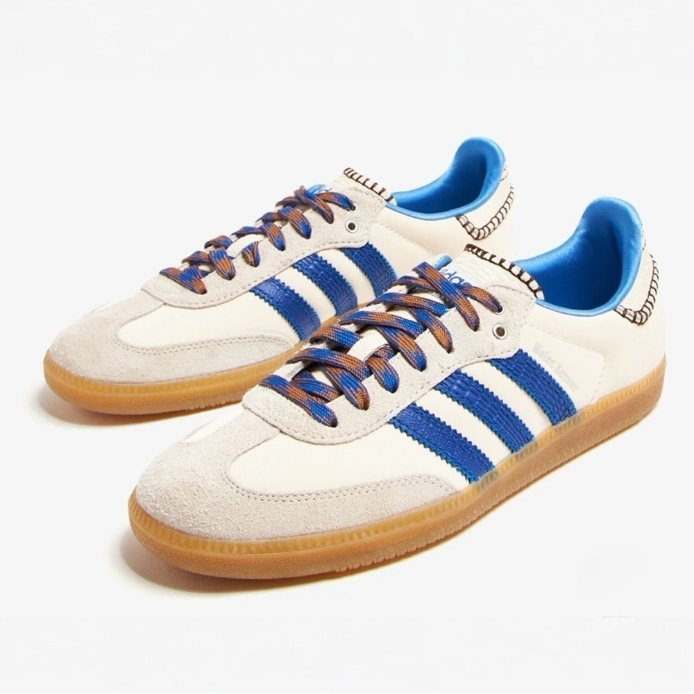 Adidas × Wales Bonner Samba Wonder Clay Royal Blue Women’s sneakers Size 4.5 NEW - Picture 5 of 15